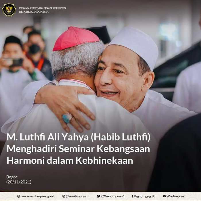 Kontribusi Habib Luthfi terhadap moderasi beragama di Indonesia