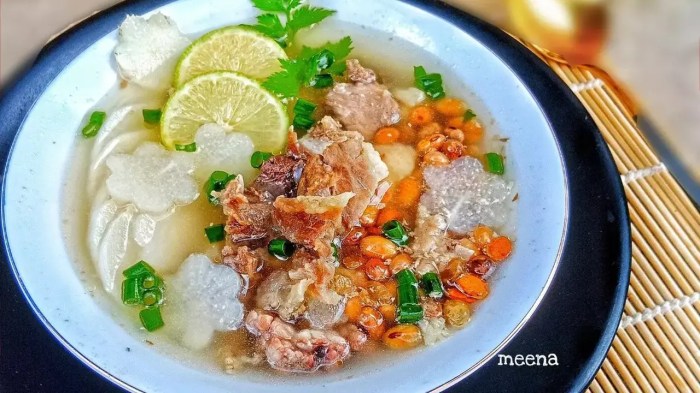 Cara membuat soto bening bandung