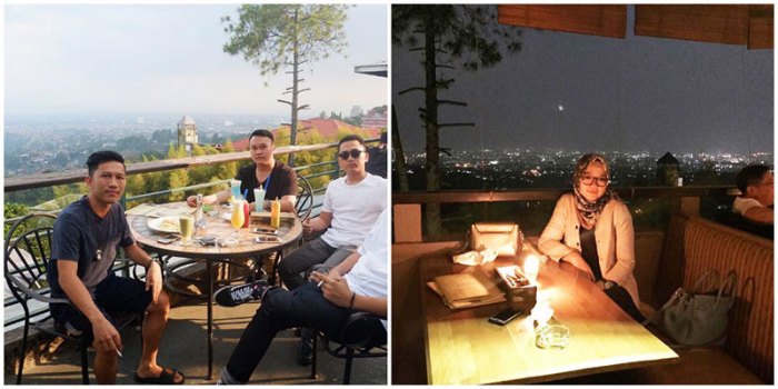 Bandung makan atmosphere enak recommended terrace upstair kuliner