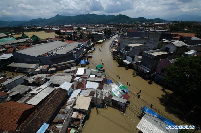 Dampak banjir di bandung