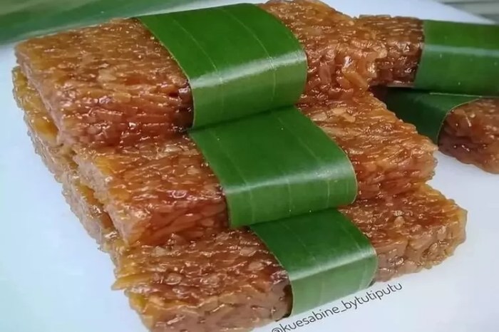 Cara membuat kue wajik bandung