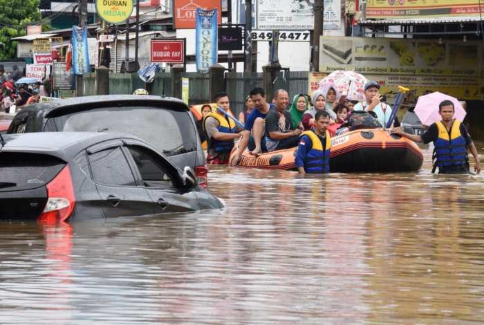 Apakah saat bandung terkena banjir di jakara tidak