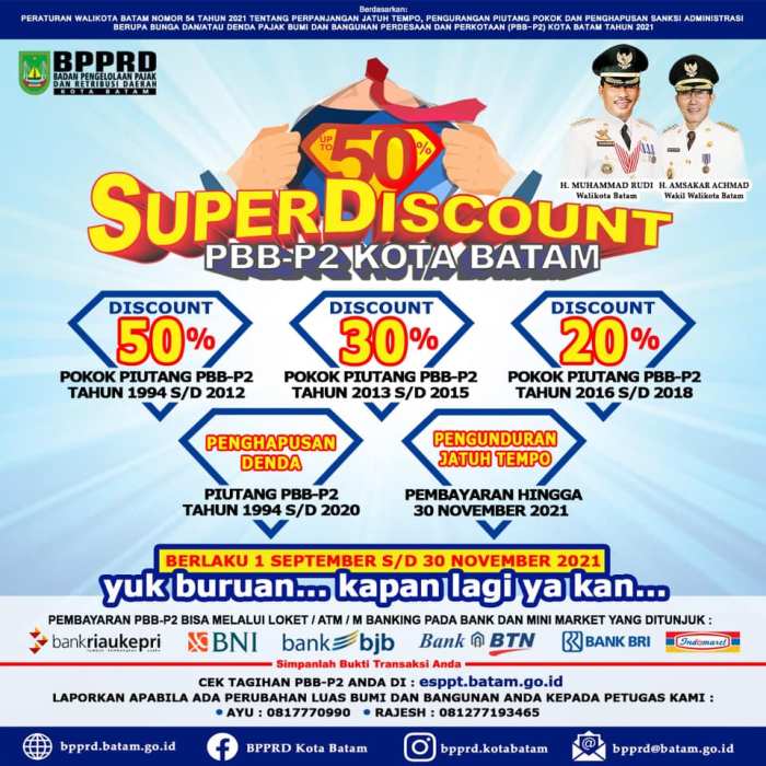 Cara buka blokir pbb kota bandung