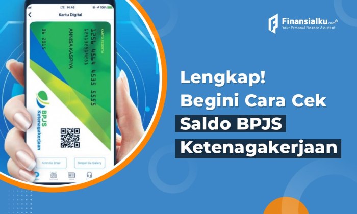 Cek saldo BPJS Ketenagakerjaan online tanpa aplikasi dan registrasi 2025