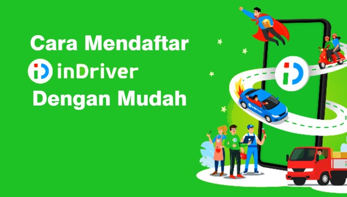 Cara daftar indriver motor bandung