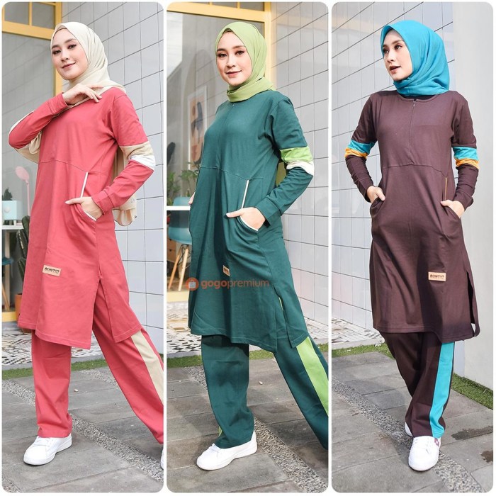 Baju olahraga muslimah di bandung