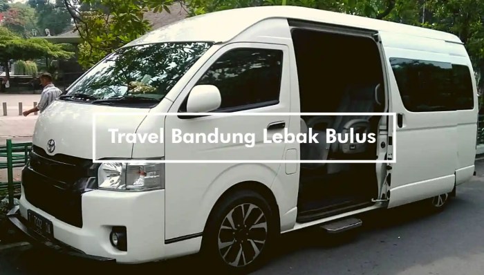 Travel bandung lebak bulus