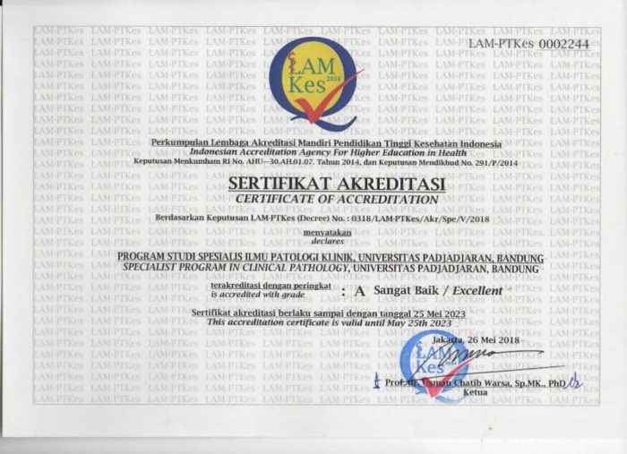 Akreditasi jurusan analis kesehatan poltekkes bandung