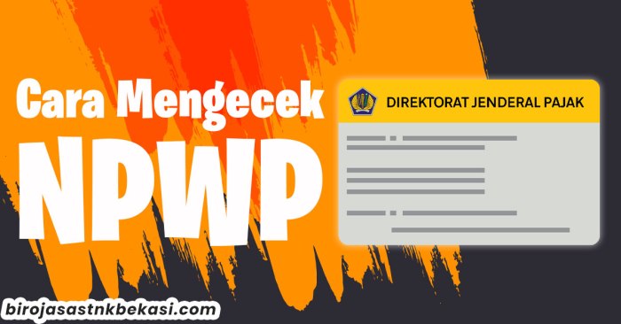 Cek npwp online perusahaan