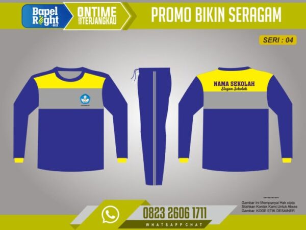 Desain keren baju olahraga sma bandung