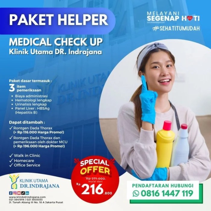 Harga medical check up di dinas kesehatan bandung