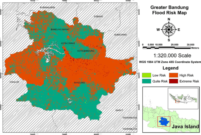 Bandung banjir indonesia floods contemporary issue di flood district source figure