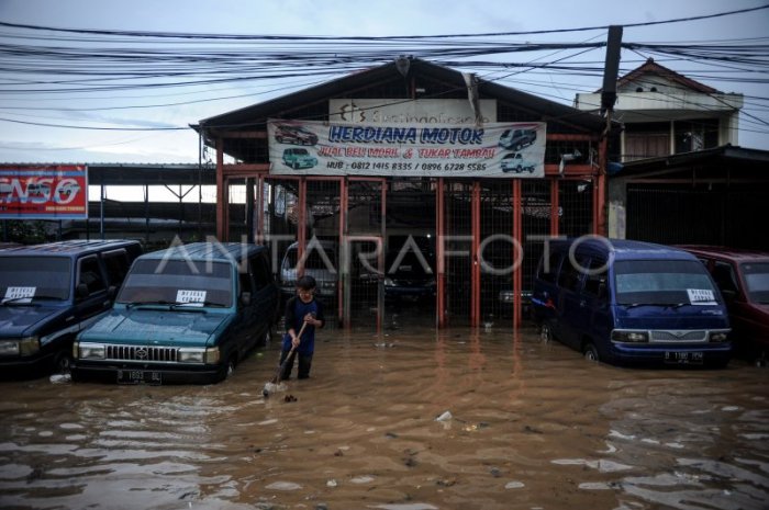 Banjir bandang hari ini di bandung