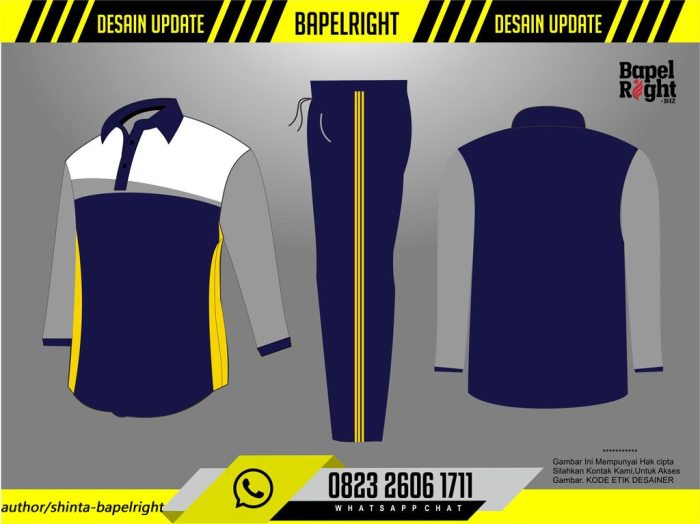 Desain keren baju olahraga sma bandung