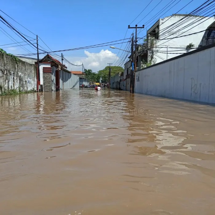 Banjir bandung sungai ciherang