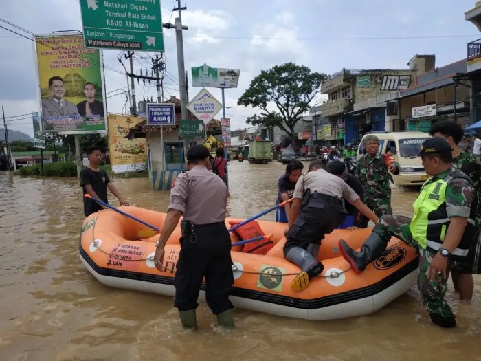 Bandung banjir terkini