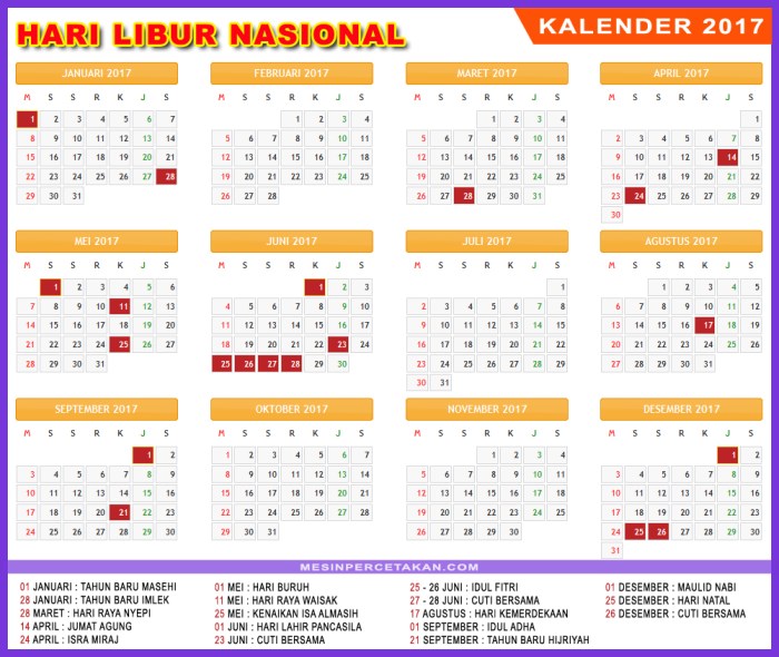 Jadwal cuti bersama 2025 karyawan swasta seluruh Indonesia dan libur nasional