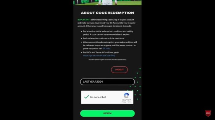 Cara mendapatkan kode redeem EA FC terbaru