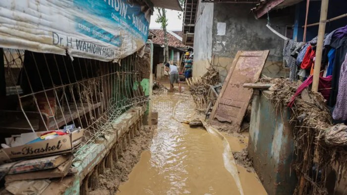 Banjir bandang di pacet kabuparten bandung