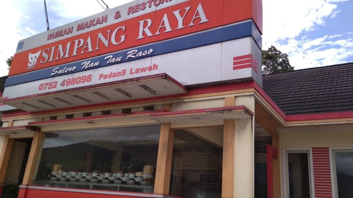 Rumah makan padang simpang raya bandung