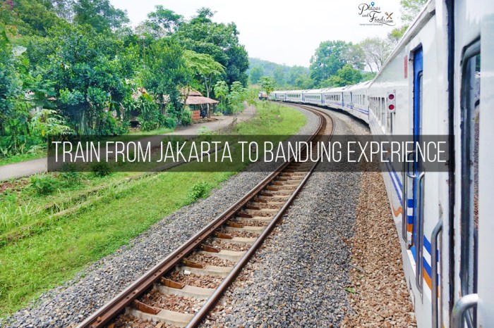 Cara naik kereta dari jakarta ke bandung