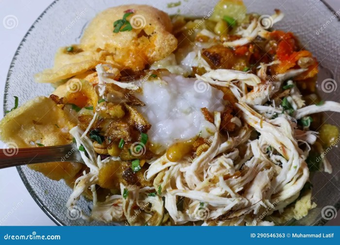 Cara membuat bubur ayam bandung